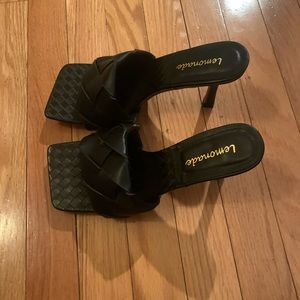 Black Sandals, Size 7